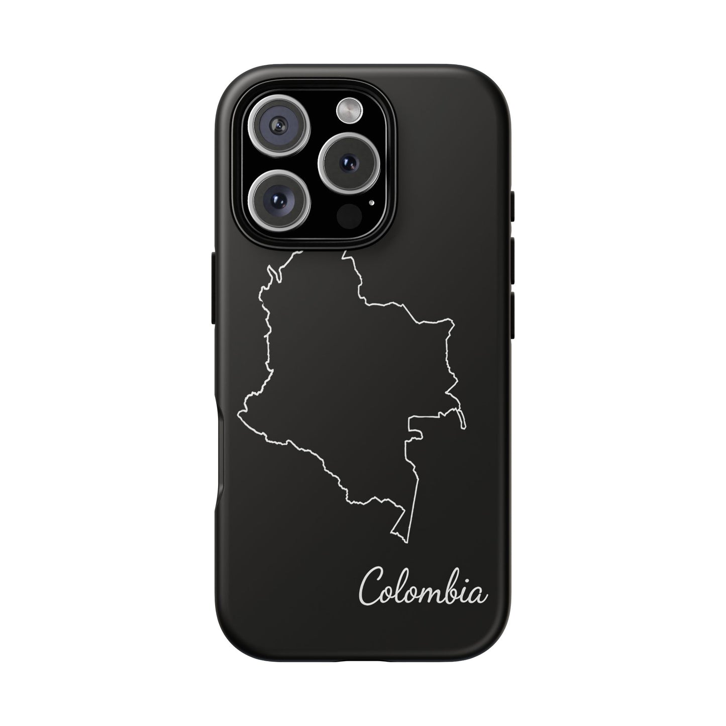 Colombia Outline Phone Case – Minimal Country Map Tough Case (iPhone, Samsung, Pixel)
