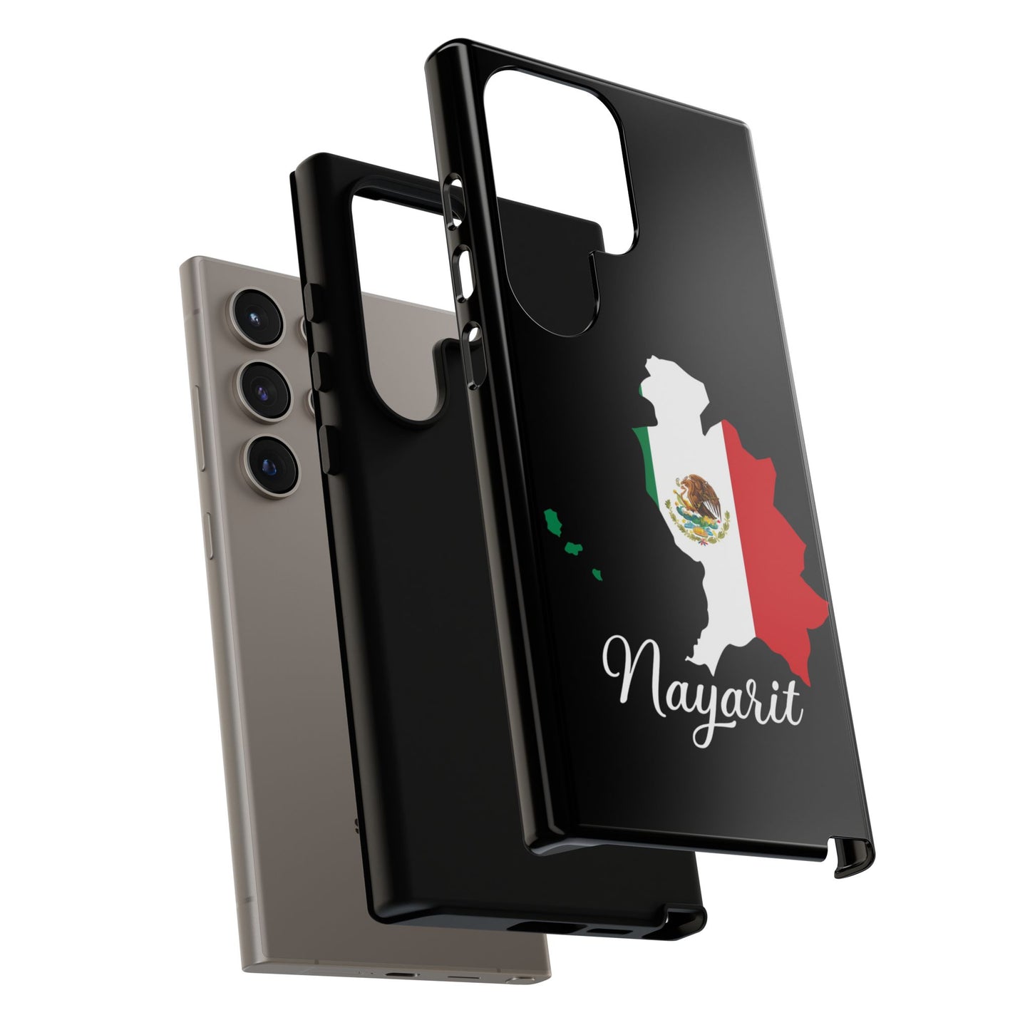 Nayarit Mexico Flag Map Phone Case | Mexican American Pride Tough Case for iPhone & Samsung