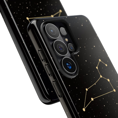 Leo Zodiac Constellation Phone Case – Luxe Gold Celestial Cover