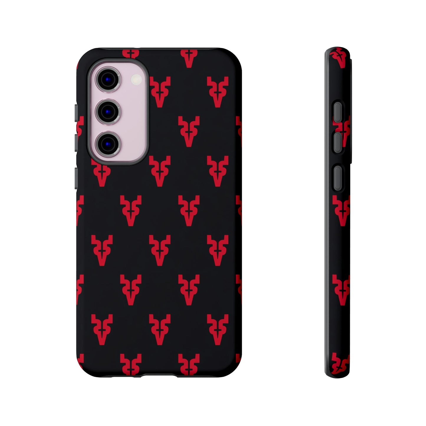 Mazatlán Bull Phone Case – Black Red Streetwear Tough Shockproof Cover