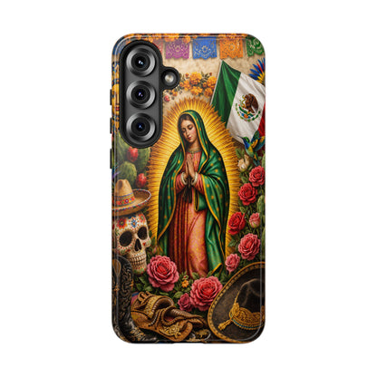 Virgen de Guadalupe Phone Case Mexican Floral iPhone Samsung Pixel Case
