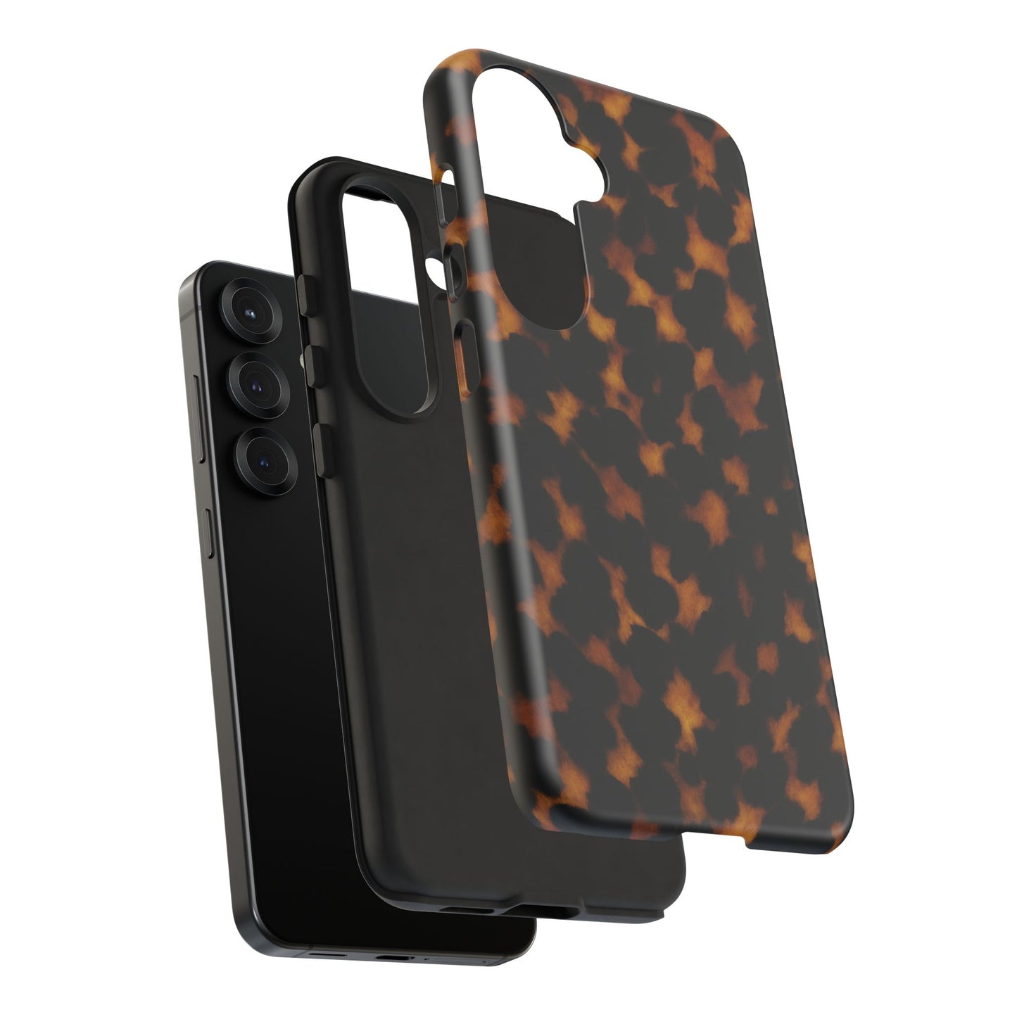 Tortoiseshell Phone Case – Brown Leopard Pattern Luxury Tough Protective Case
