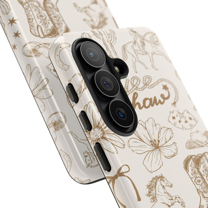 Western Cowgirl Phone Case for iPhone Samsung Galaxy Pixel Tough Case