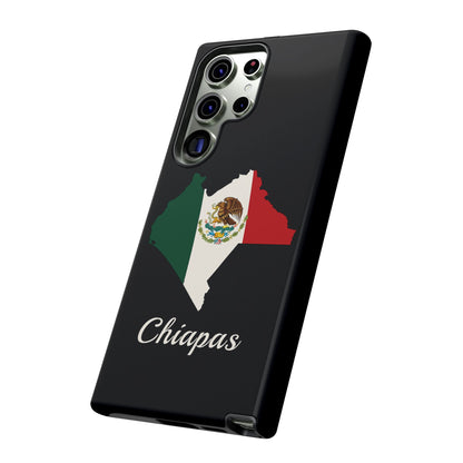 Chiapas Mexico Flag Map Phone Case | Mexican American Pride Tough Case for iPhone & Samsung