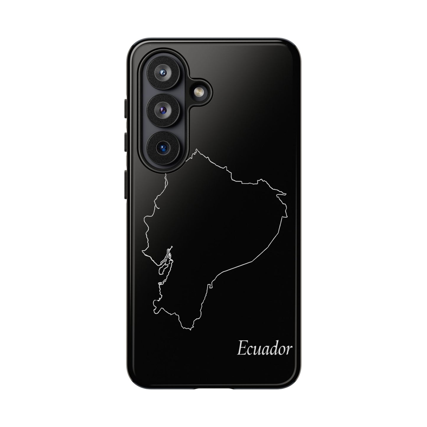 Ecuador Outline Phone Case – Minimal Country Map Tough Case (iPhone, Samsung, Pixel)