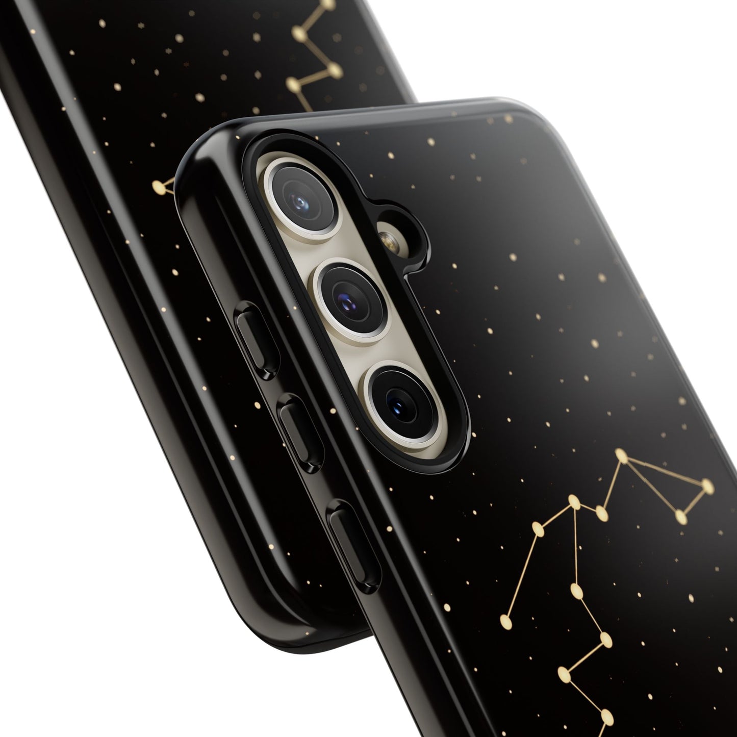 Aquarius Zodiac Constellation Phone Case – Luxe Gold Celestial Cover
