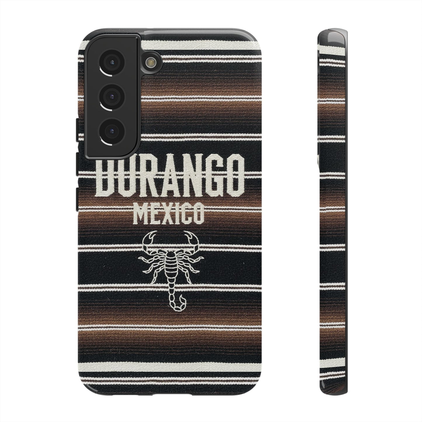 Durango Mexico Phone Case | Serape Scorpion Western Design | Mexican Heritage Tough Case for iPhone & Samsung