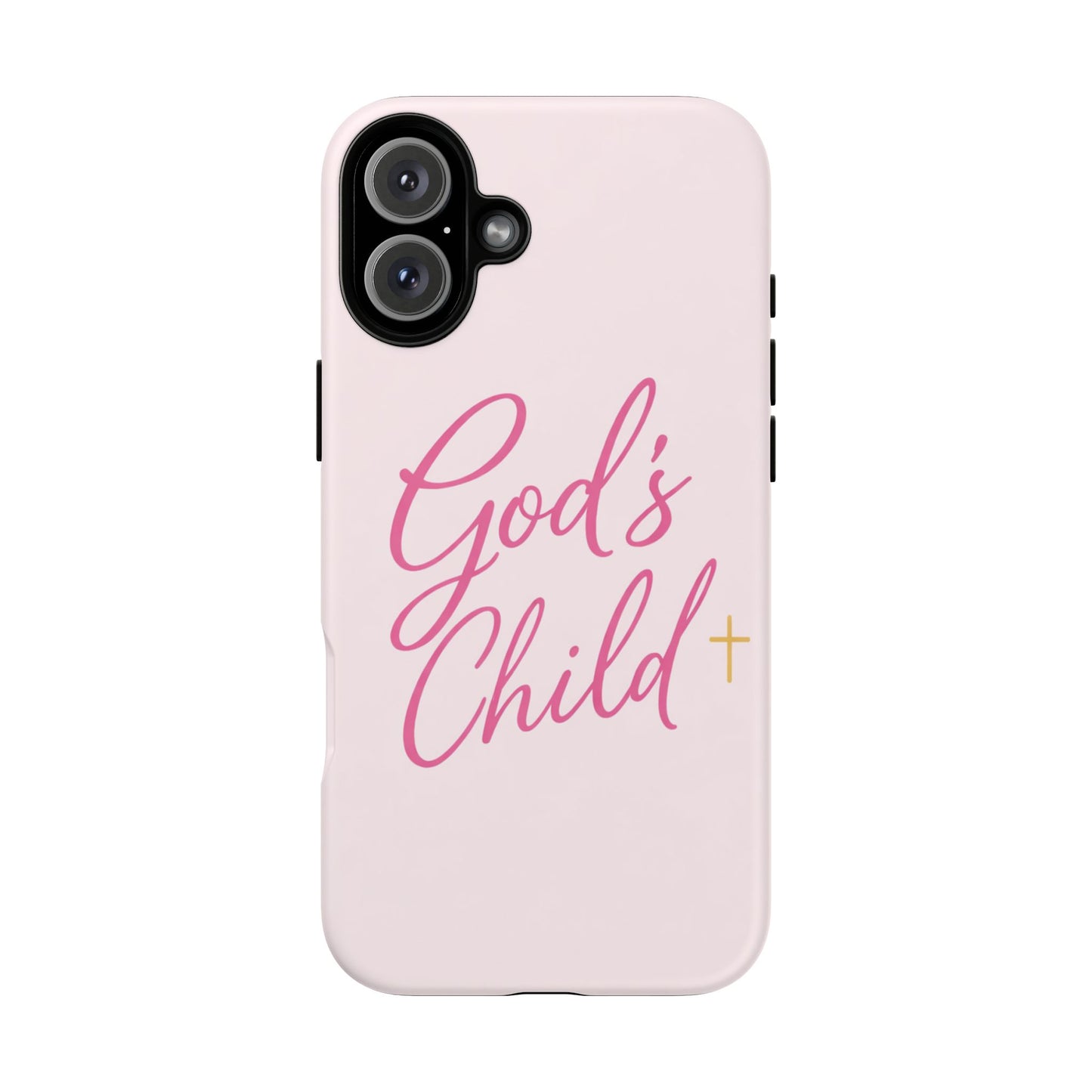 Gods Child Phone Case Christian Pink Aesthetic Tough iPhone Case