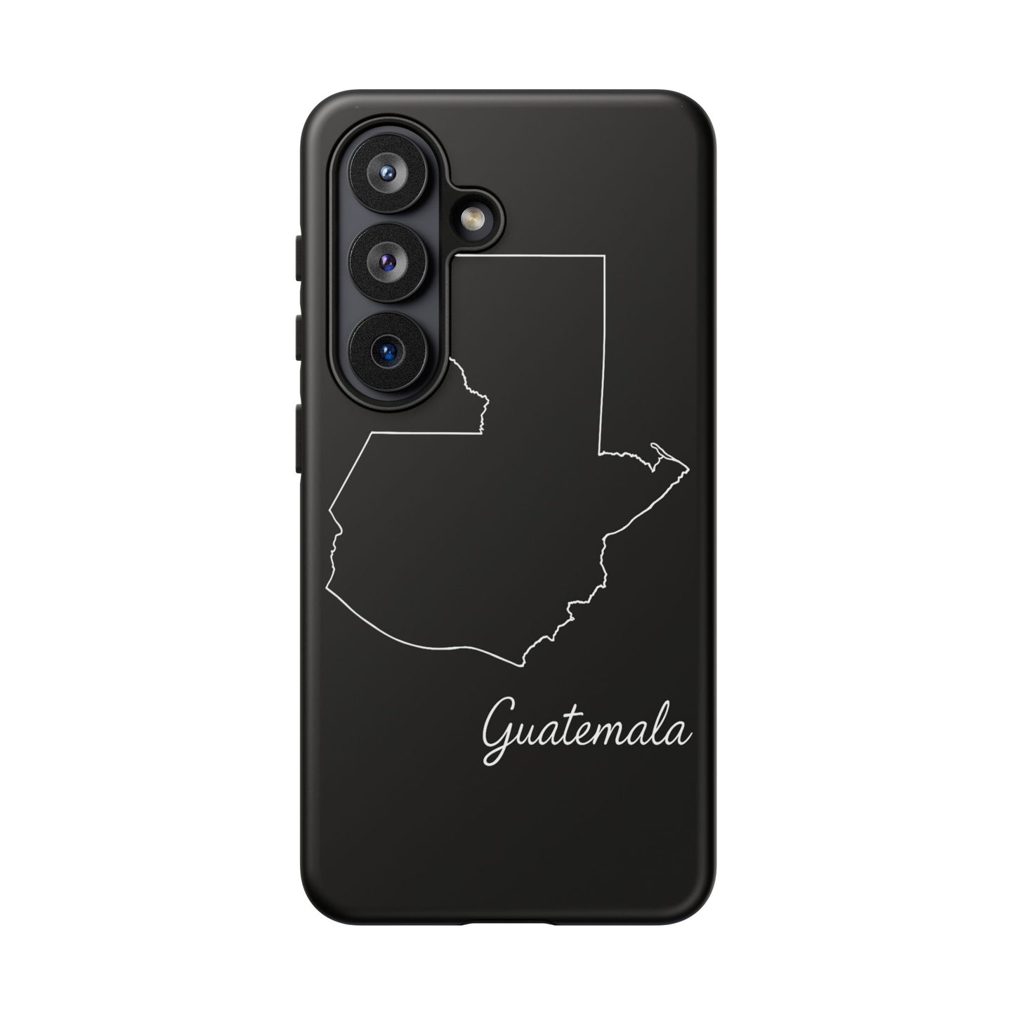 Guatemala Outline Phone Case – Minimal Country Map Tough Case (iPhone, Samsung, Pixel)