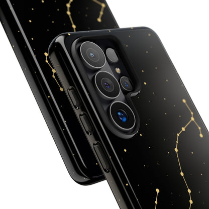 Scorpio Zodiac Constellation Phone Case – Luxe Gold Celestial Cover