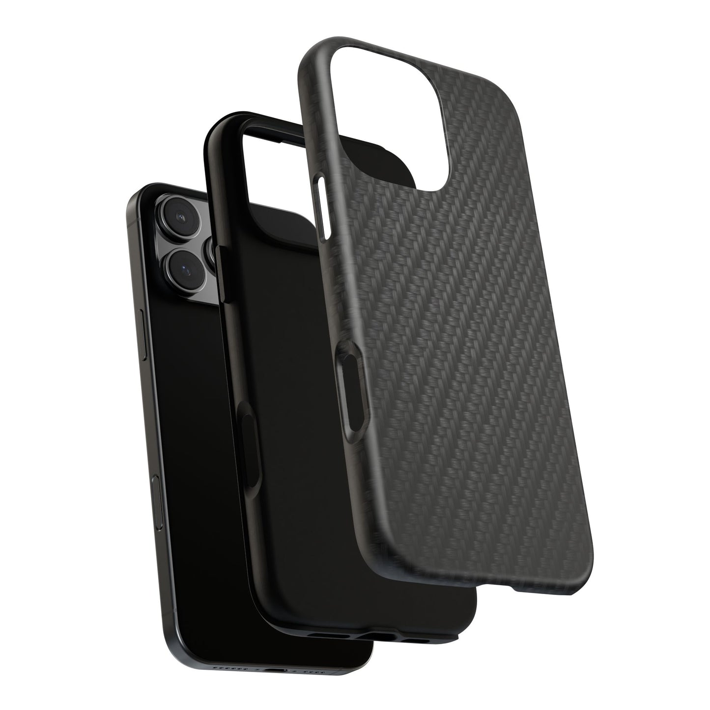 Carbon Fiber Inspired Phone Case – Rugged Slim Protective Tech Case for iPhone & Samsung