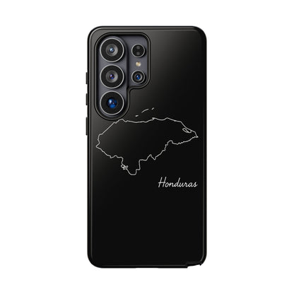 Honduras Outline Phone Case – Minimal Country Map Tough Case (iPhone, Samsung, Pixel)