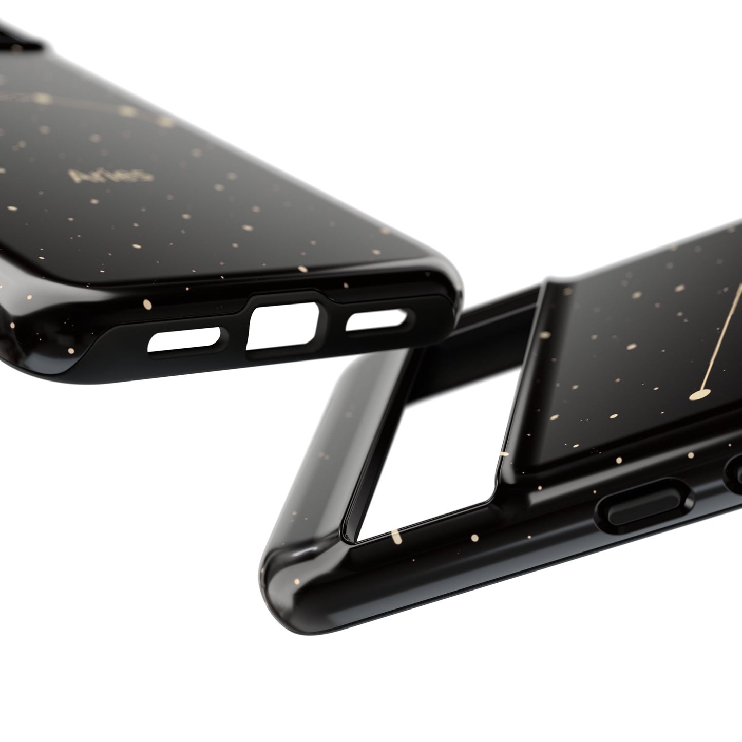 Aries Zodiac Constellation Phone Case – Luxe Gold Celestial Cover