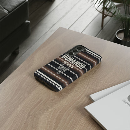 Durango Mexico Phone Case | Serape Scorpion Western Design | Mexican Heritage Tough Case for iPhone & Samsung