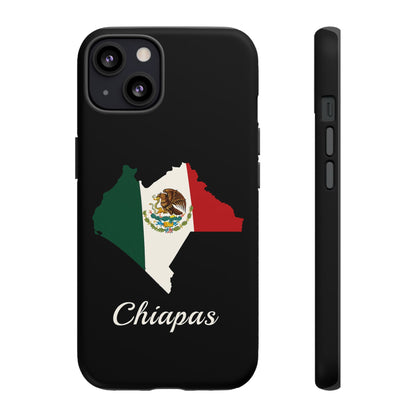 Chiapas Mexico Flag Map Phone Case | Mexican American Pride Tough Case for iPhone & Samsung