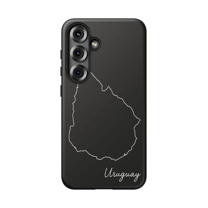 Uruguay Outline Phone Case – Minimal Country Map Tough Case (iPhone, Samsung, Pixel)