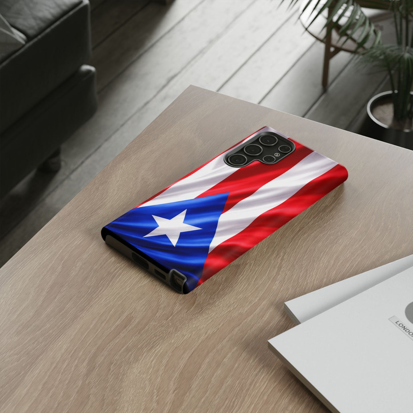 Puerto Rico Flag Phone Case | Boricua Pride Tough Case | Puerto Rican Flag Protective Cover for iPhone & Samsung