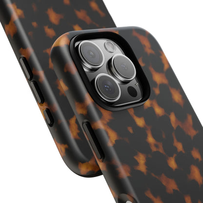 Tortoiseshell Phone Case – Brown Leopard Pattern Luxury Tough Protective Case