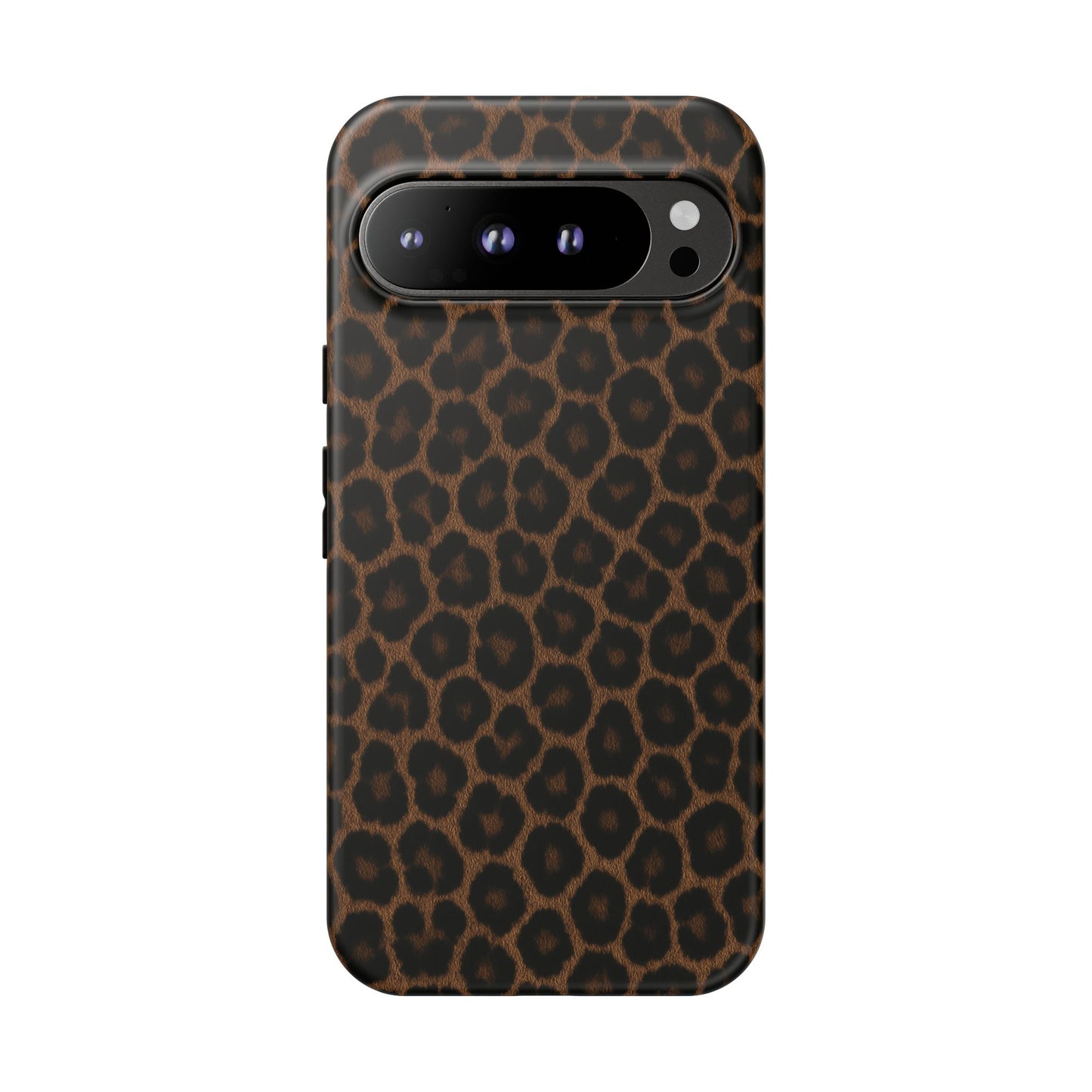 Brown Leopard Print Phone Case | Classic Animal Print Aesthetic Tough Protective Case