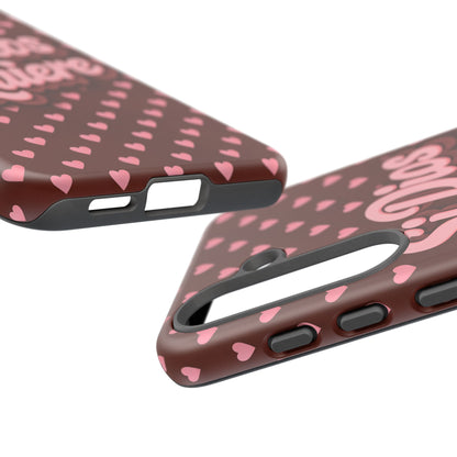 Si Dios Quiere Phone Case Latina Aesthetic Pink Hearts iPhone Samsung
