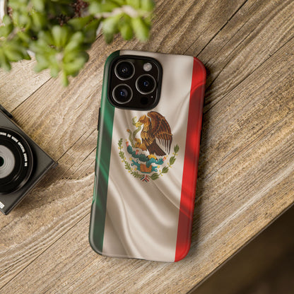 Mexico Flag Phone Case | Mexican Pride iPhone & Samsung Case | Tricolor Aesthetic Tough Protective Cover