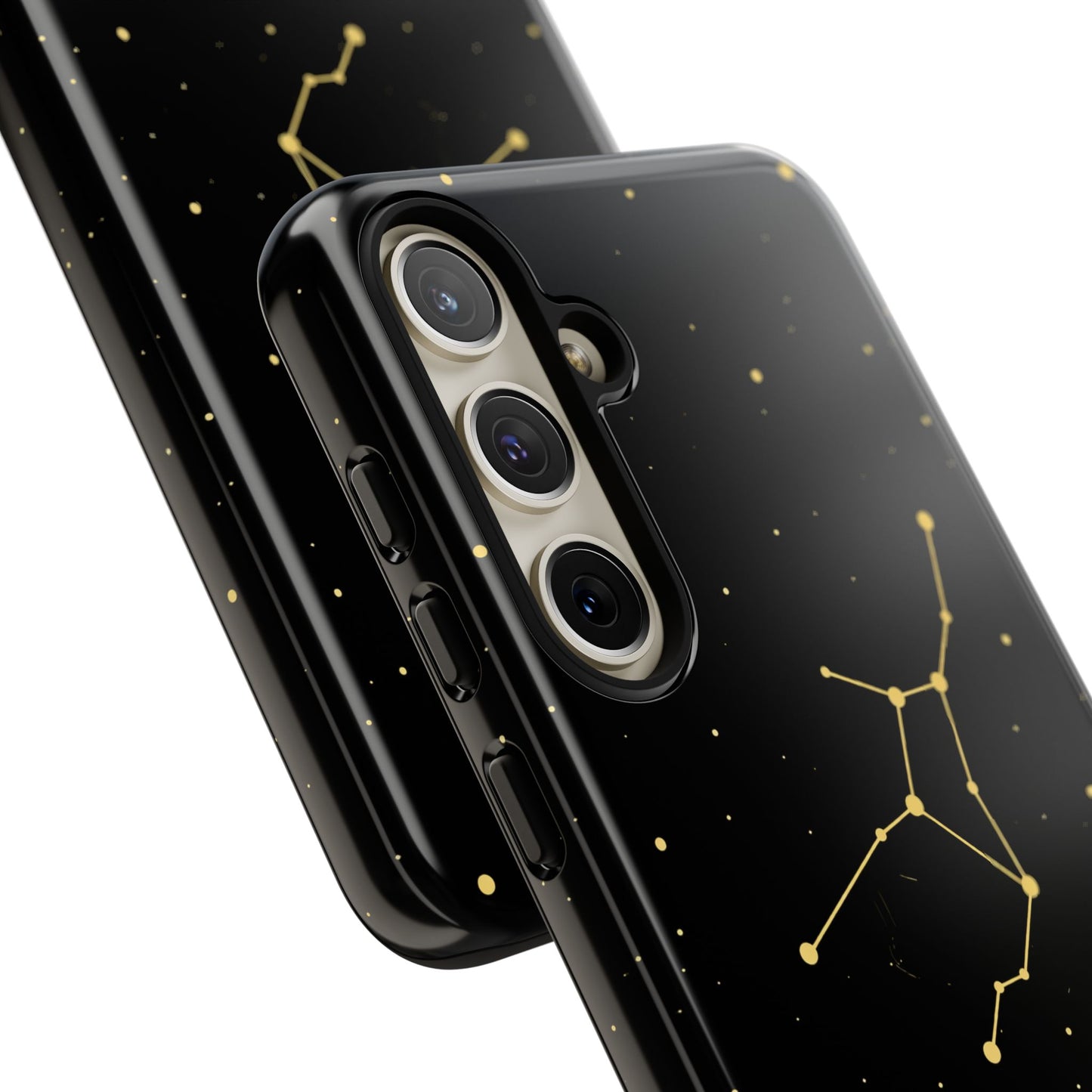 Virgo Zodiac Constellation Phone Case – Luxe Gold Celestial Cover