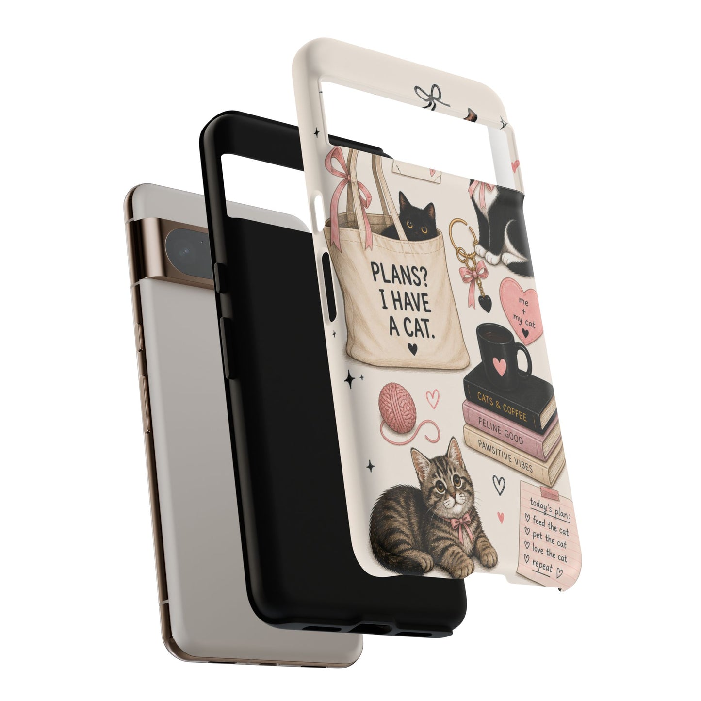 Cat Lover Phone Case | Plans? I Have A Cat Cute Aesthetic Cover