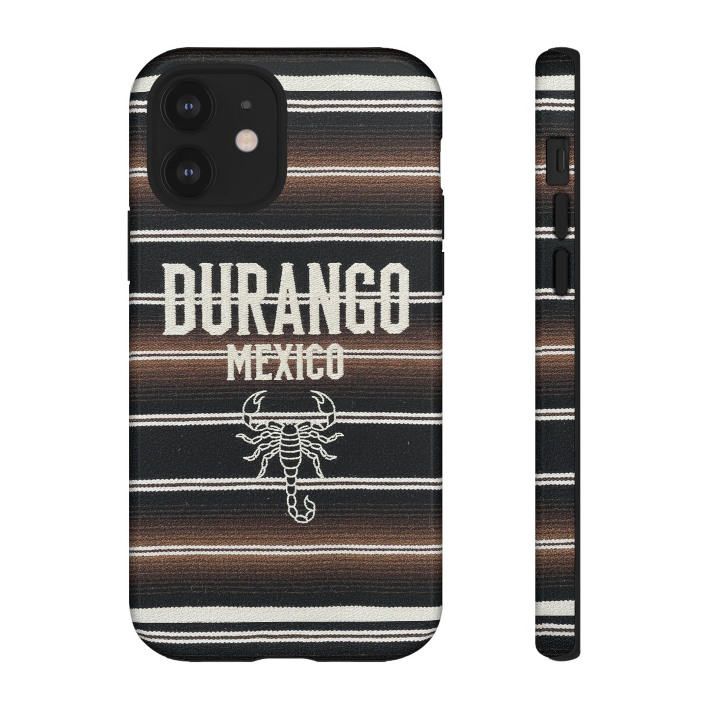 Durango Mexico Phone Case | Serape Scorpion Western Design | Mexican Heritage Tough Case for iPhone & Samsung