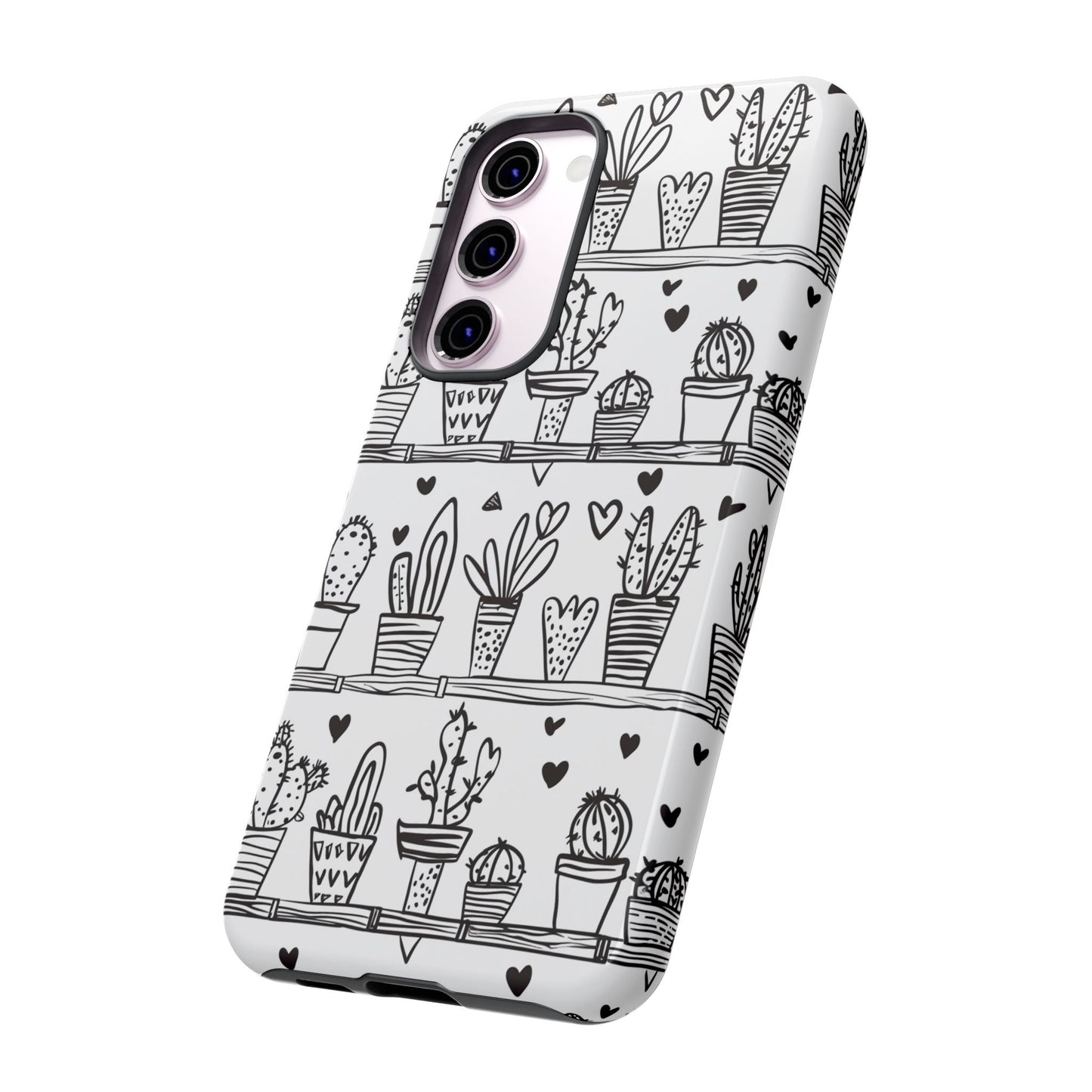 Cactus Succulent Phone Case Cute Plant Aesthetic iPhone Samsung Cover