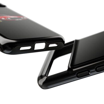 Red Muscle Car Phone Case – Classic Car Racing Tough Protective Case