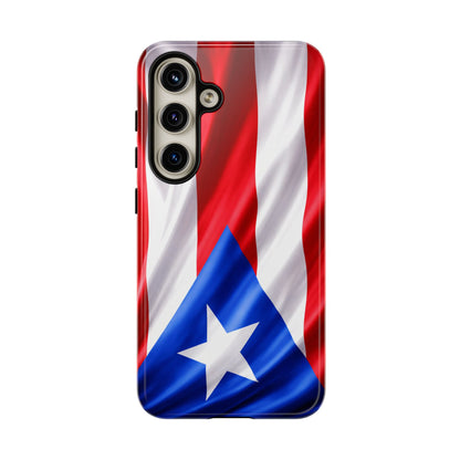 Puerto Rico Flag Phone Case | Boricua Pride Tough Case | Puerto Rican Flag Protective Cover for iPhone & Samsung