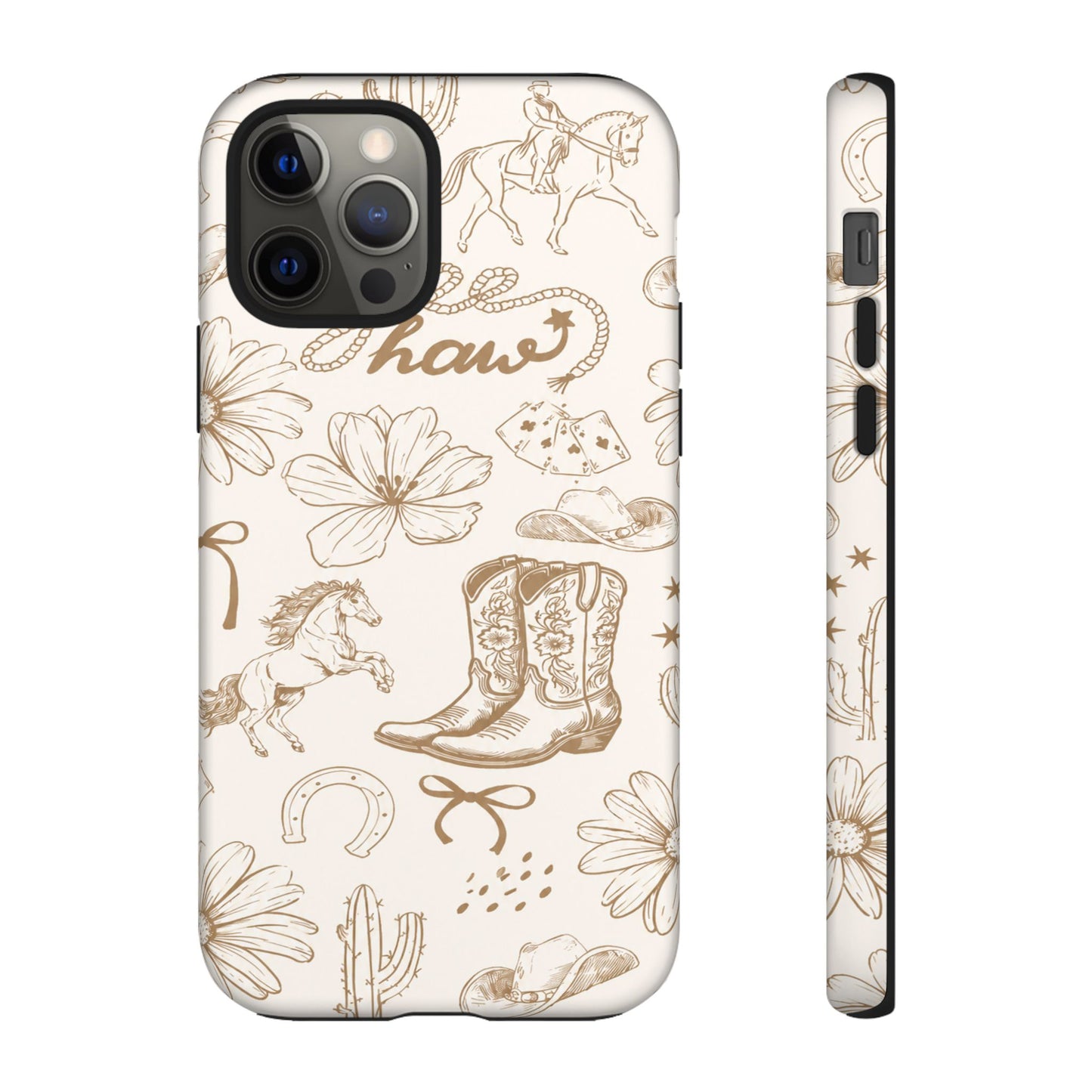Western Cowgirl Phone Case for iPhone Samsung Galaxy Pixel Tough Case