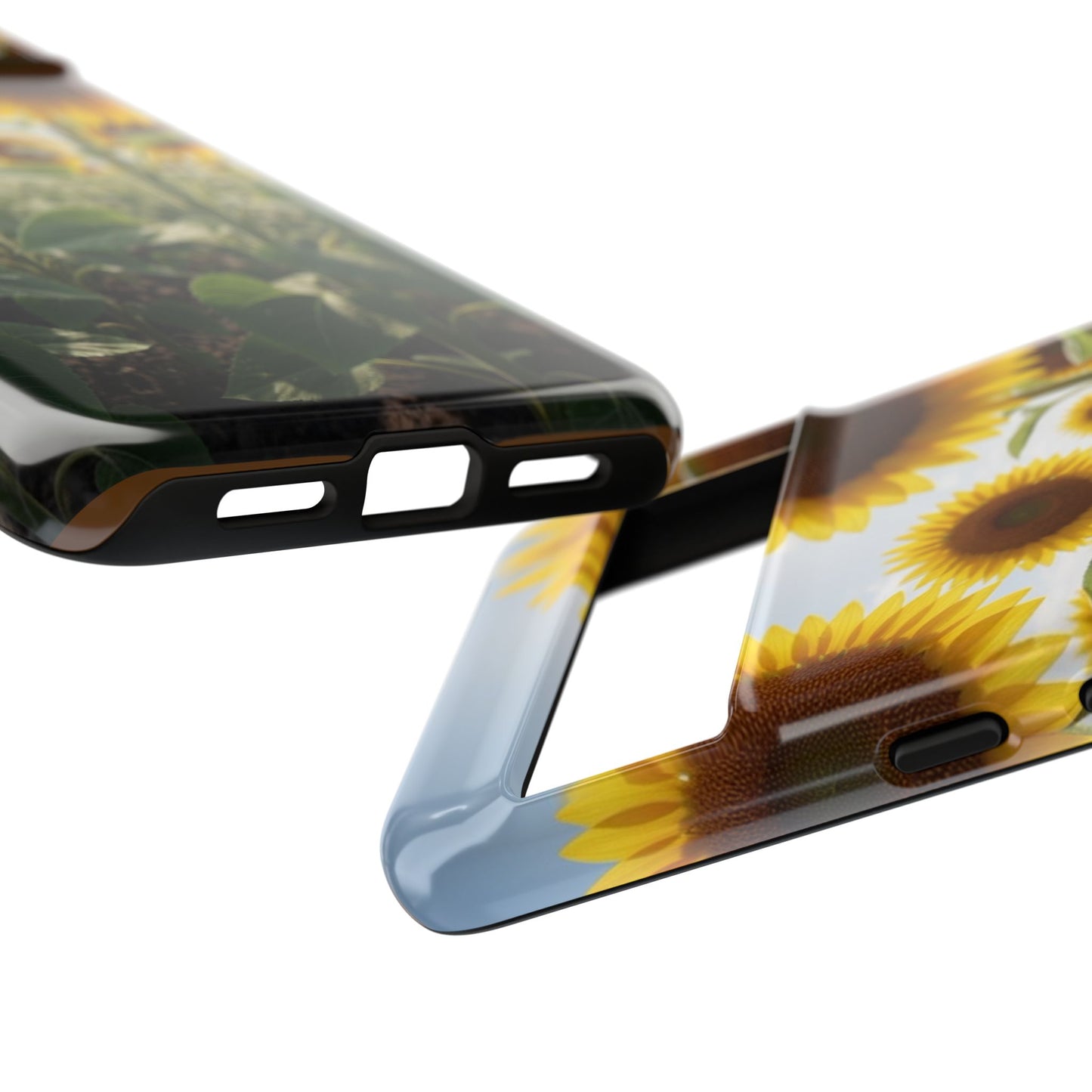 Sunflower Field Phone Case | Golden Hour Floral Aesthetic | Bright Summer Tough Case