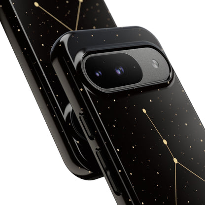 Cancer Zodiac Constellation Phone Case – Luxe Gold Celestial Cover