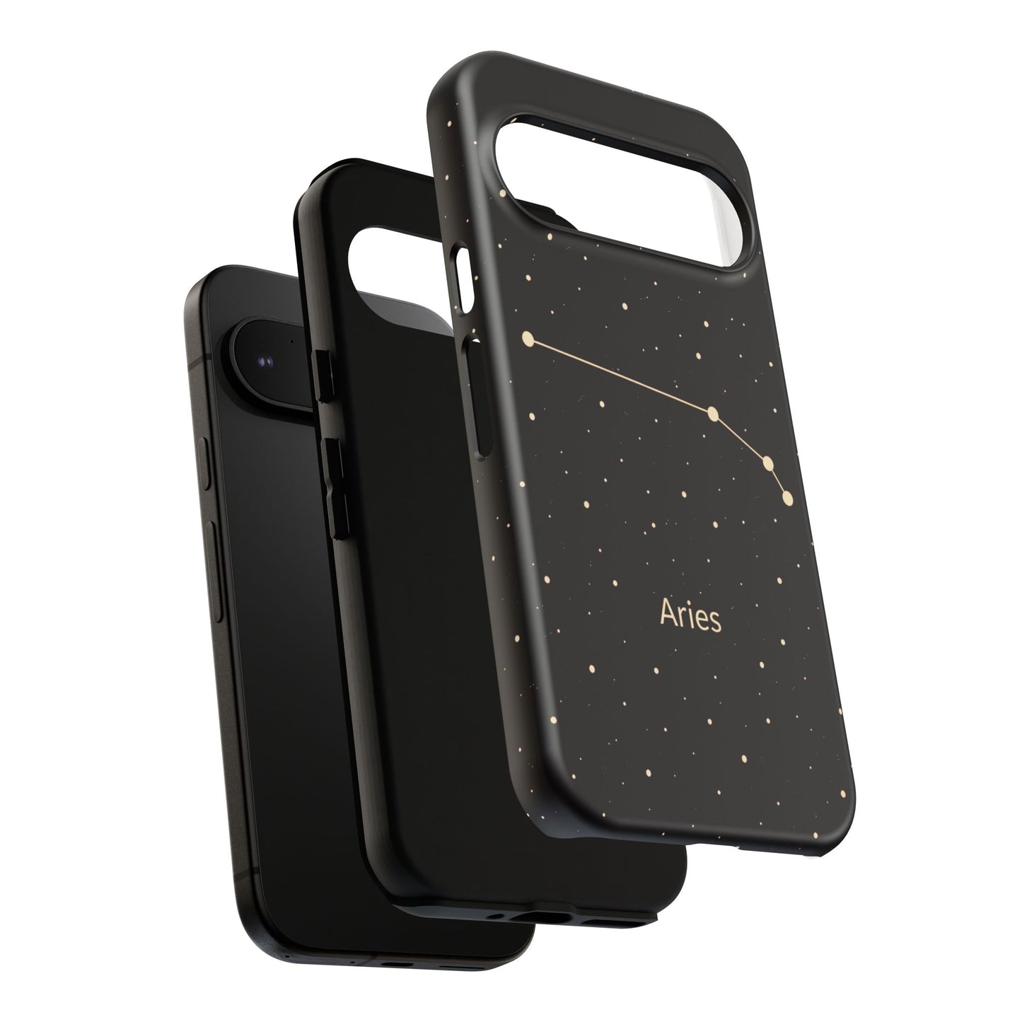 Aries Zodiac Constellation Phone Case – Luxe Gold Celestial Cover