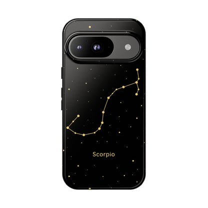 Scorpio Zodiac Constellation Phone Case – Luxe Gold Celestial Cover