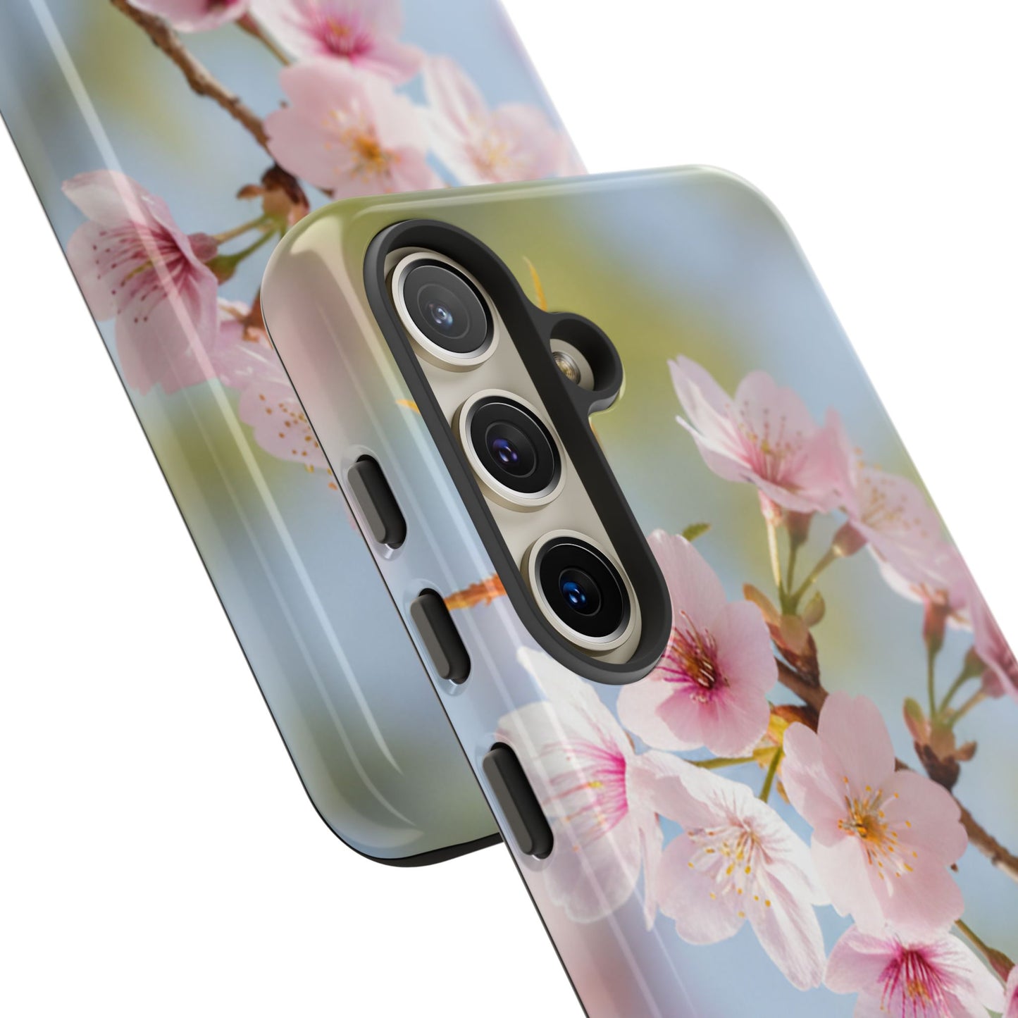 Cherry Blossom Phone Case – Pink Floral Tough Case (iPhone, Samsung Galaxy, Pixel)