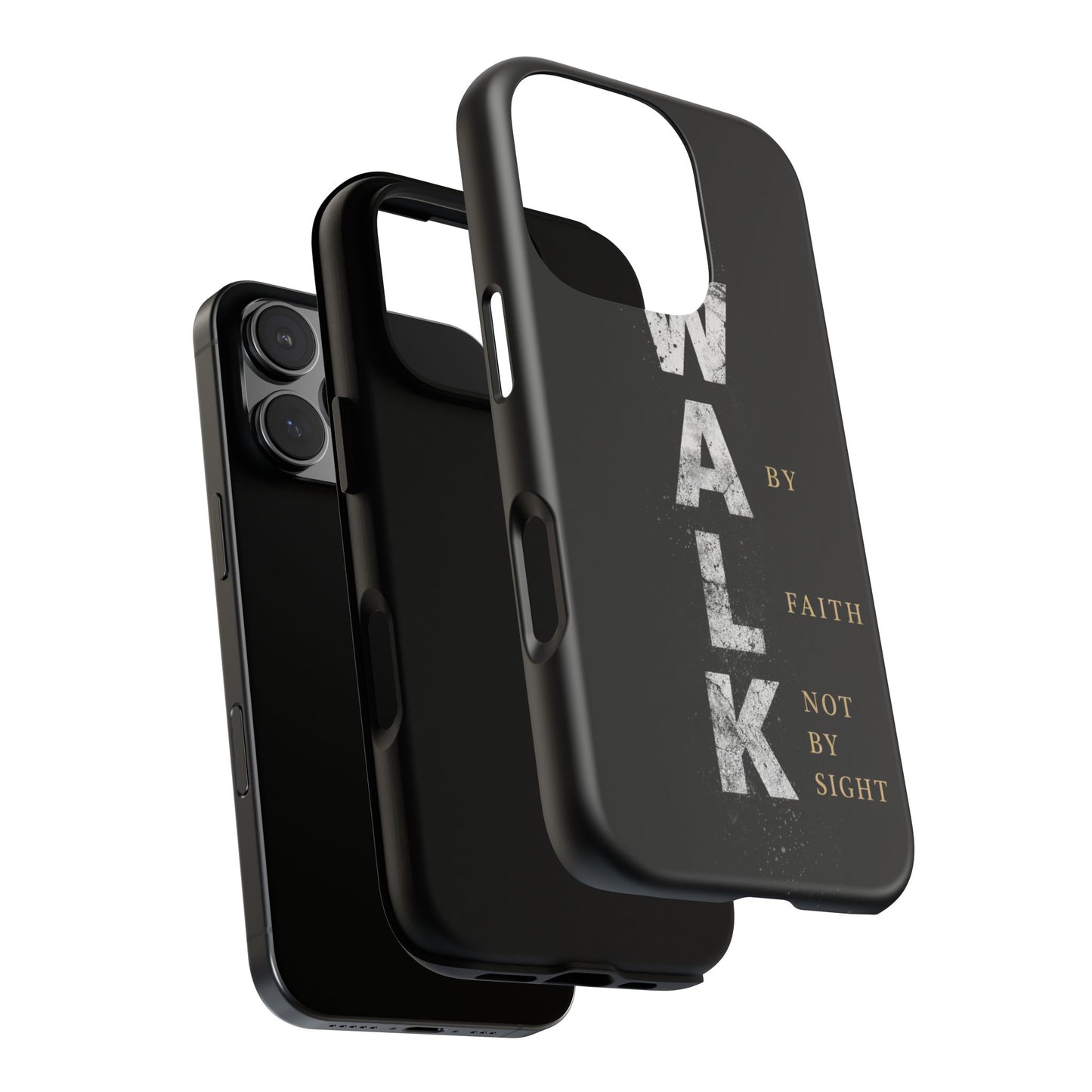 Walk by Faith Not by Sight Christian Phone Case Bible Verse Faith Cover