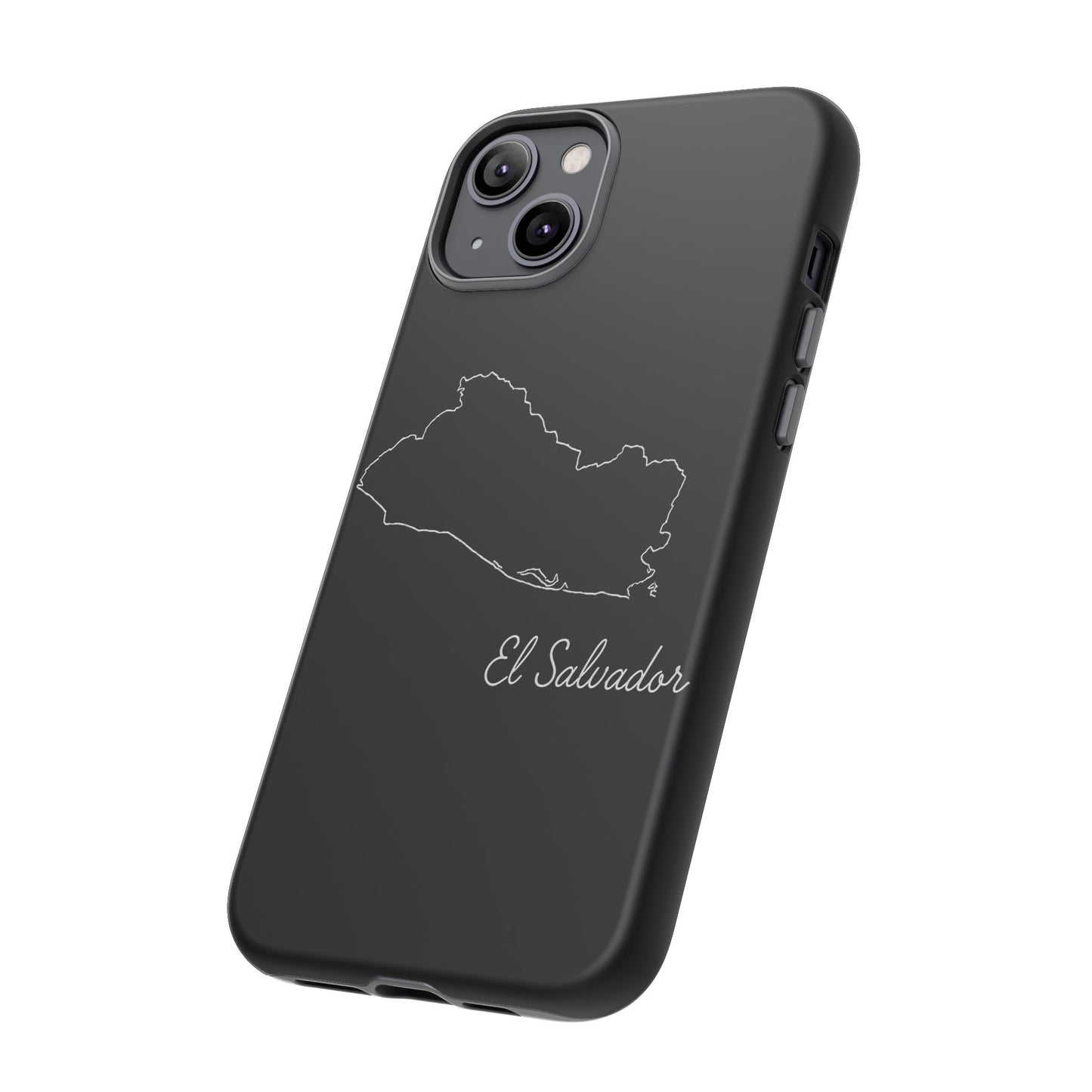 El Salvador Outline Phone Case – Minimal Country Map Tough Case (iPhone, Samsung, Pixel)