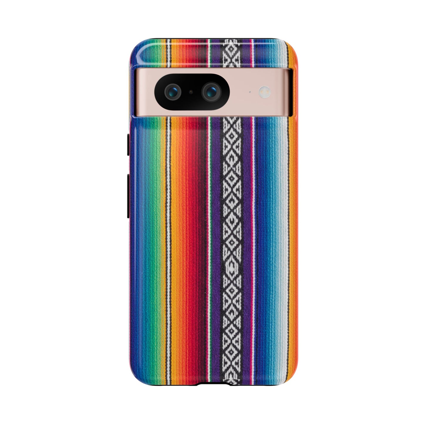 Serape Stripe Phone Case – Colorful Mexican Blanket Pattern Tough Case