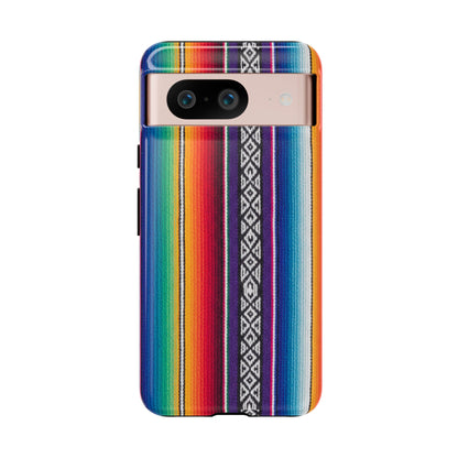 Serape Stripe Phone Case – Colorful Mexican Blanket Pattern Tough Case