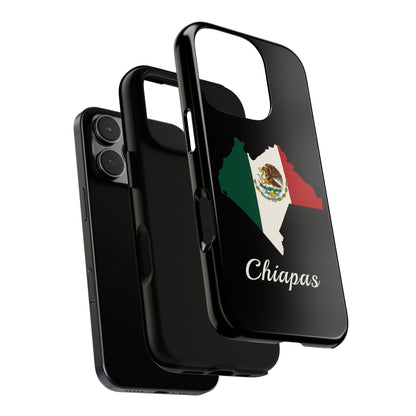 Chiapas Mexico Flag Map Phone Case | Mexican American Pride Tough Case for iPhone & Samsung