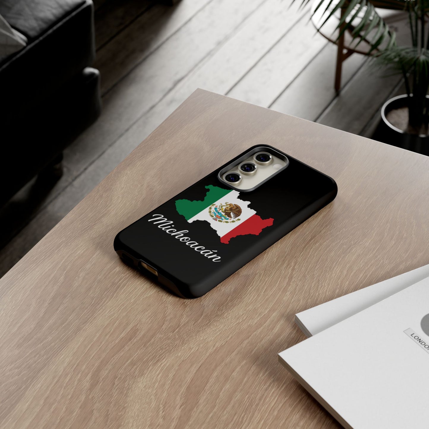 Michoacán Mexico Flag Map Phone Case | Mexican American Pride Tough Case for iPhone & Samsung