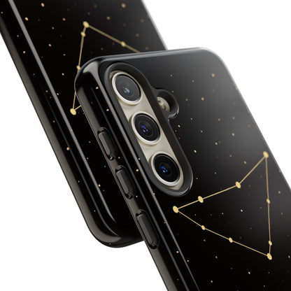 Capricorn Zodiac Constellation Phone Case – Luxe Gold Celestial Cover