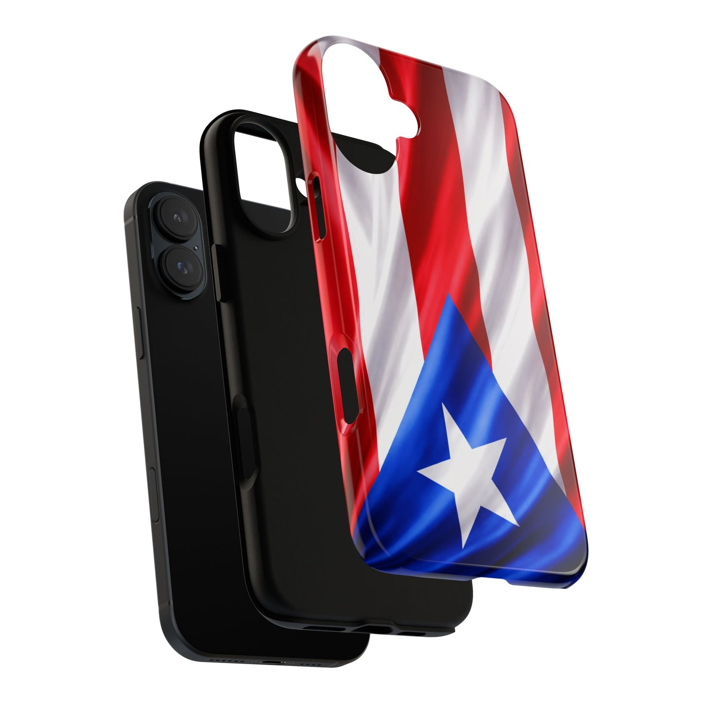 Puerto Rico Flag Phone Case | Boricua Pride Tough Case | Puerto Rican Flag Protective Cover for iPhone & Samsung