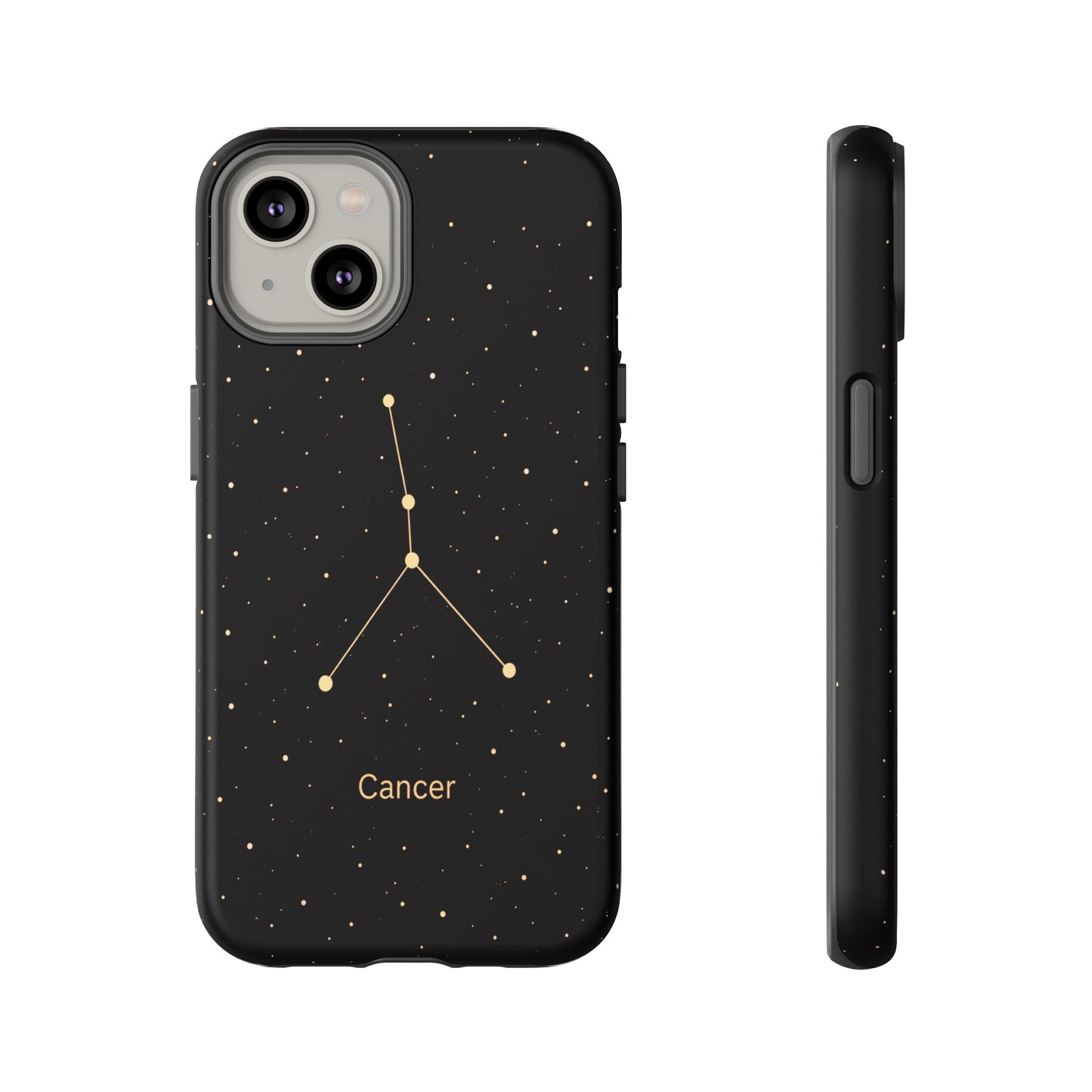Cancer Zodiac Constellation Phone Case – Luxe Gold Celestial Cover