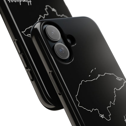 Honduras Outline Phone Case – Minimal Country Map Tough Case (iPhone, Samsung, Pixel)
