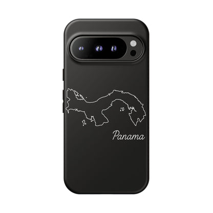 Panama Outline Phone Case – Minimal Country Map Tough Case (iPhone, Samsung, Pixel)