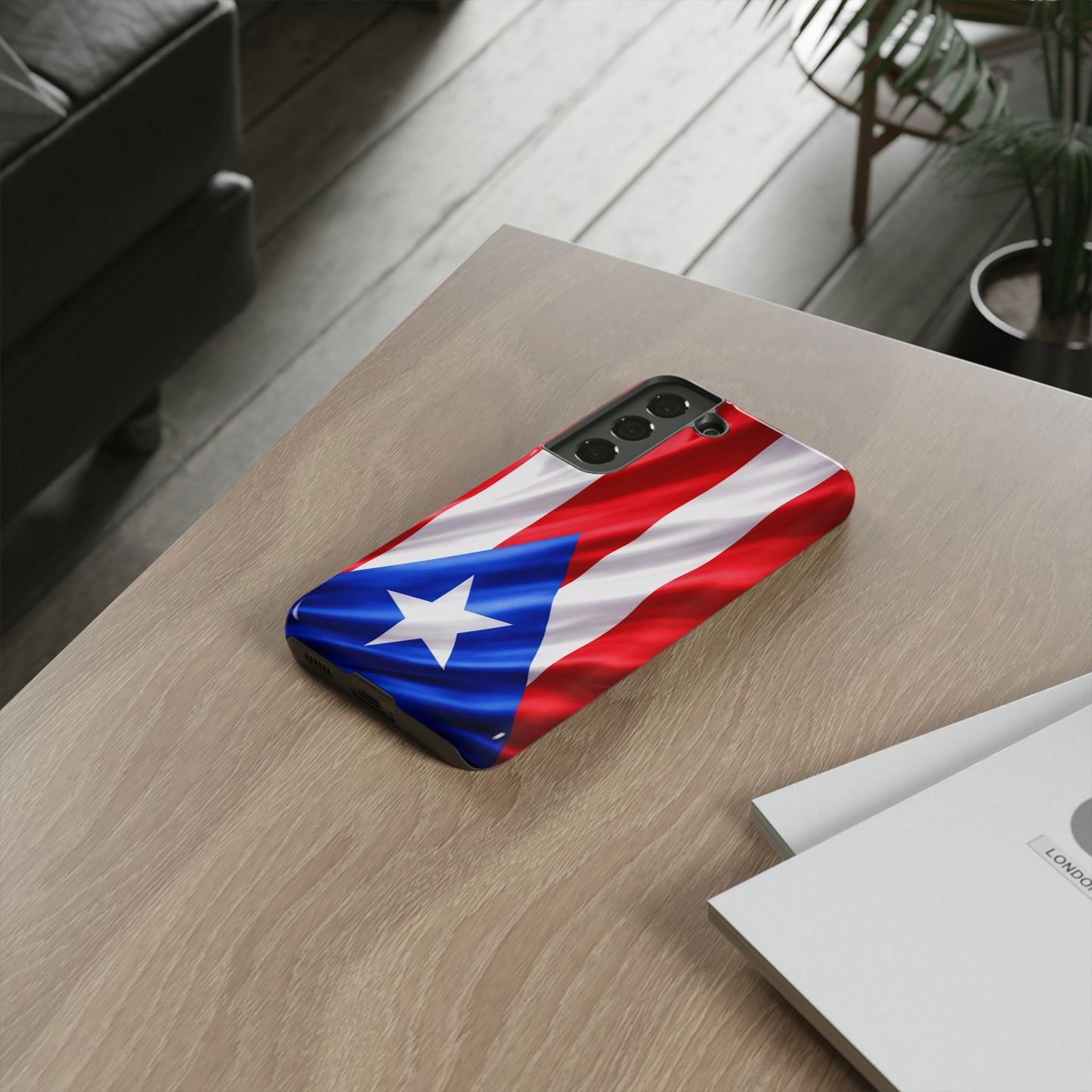 Puerto Rico Flag Phone Case | Boricua Pride Tough Case | Puerto Rican Flag Protective Cover for iPhone & Samsung