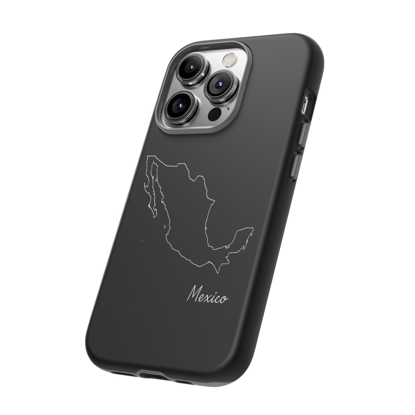 Mexico Outline Phone Case – Minimal Country Map Tough Case (iPhone, Samsung, Pixel)